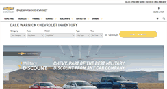 Desktop Screenshot of dalewarnickchevrolet.com